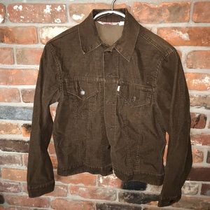Vtg Brown Levi corduroy jacket